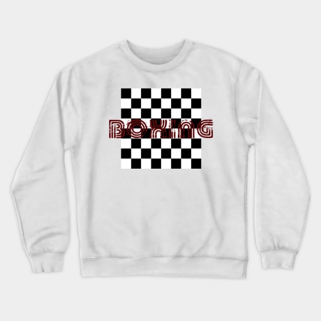 Chess Boxing Crewneck Sweatshirt by TenomonMalke